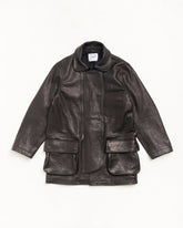 OUR LEGACY LEATHER FIREMAN JACKET
