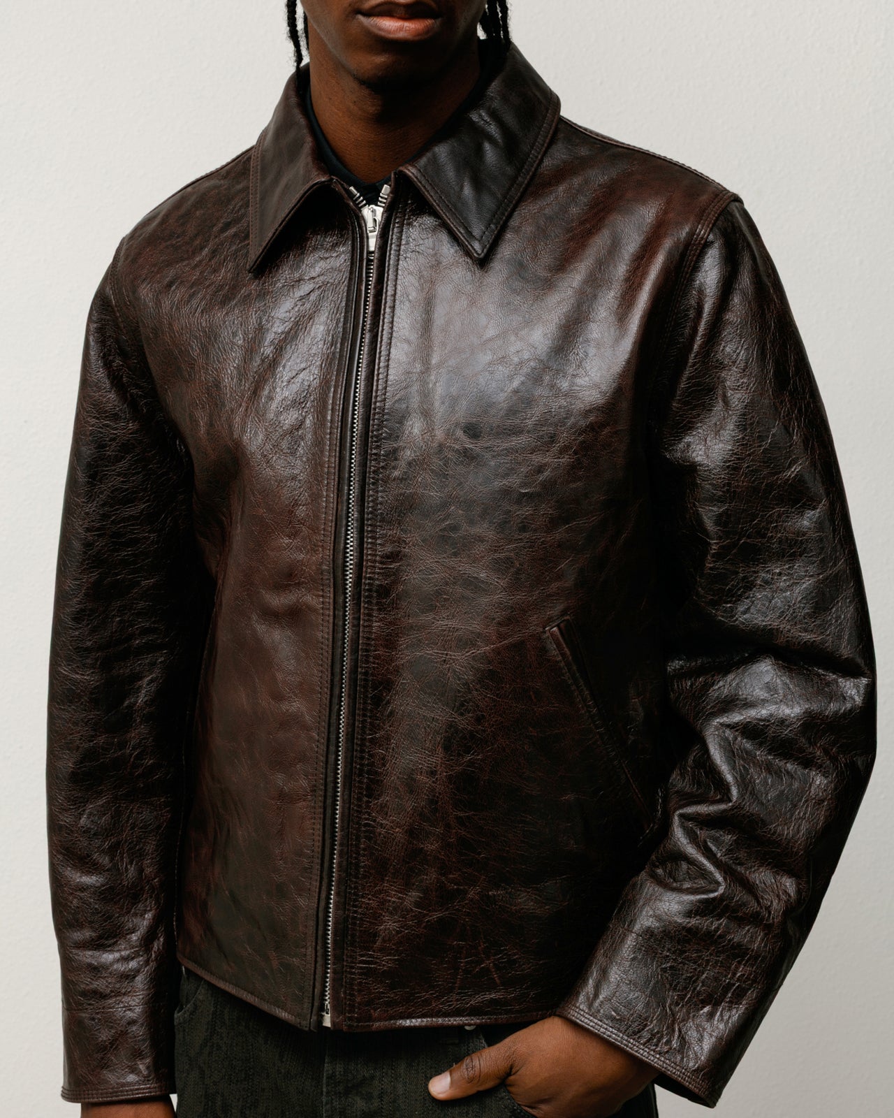 GARAGE JACKET LEATHER