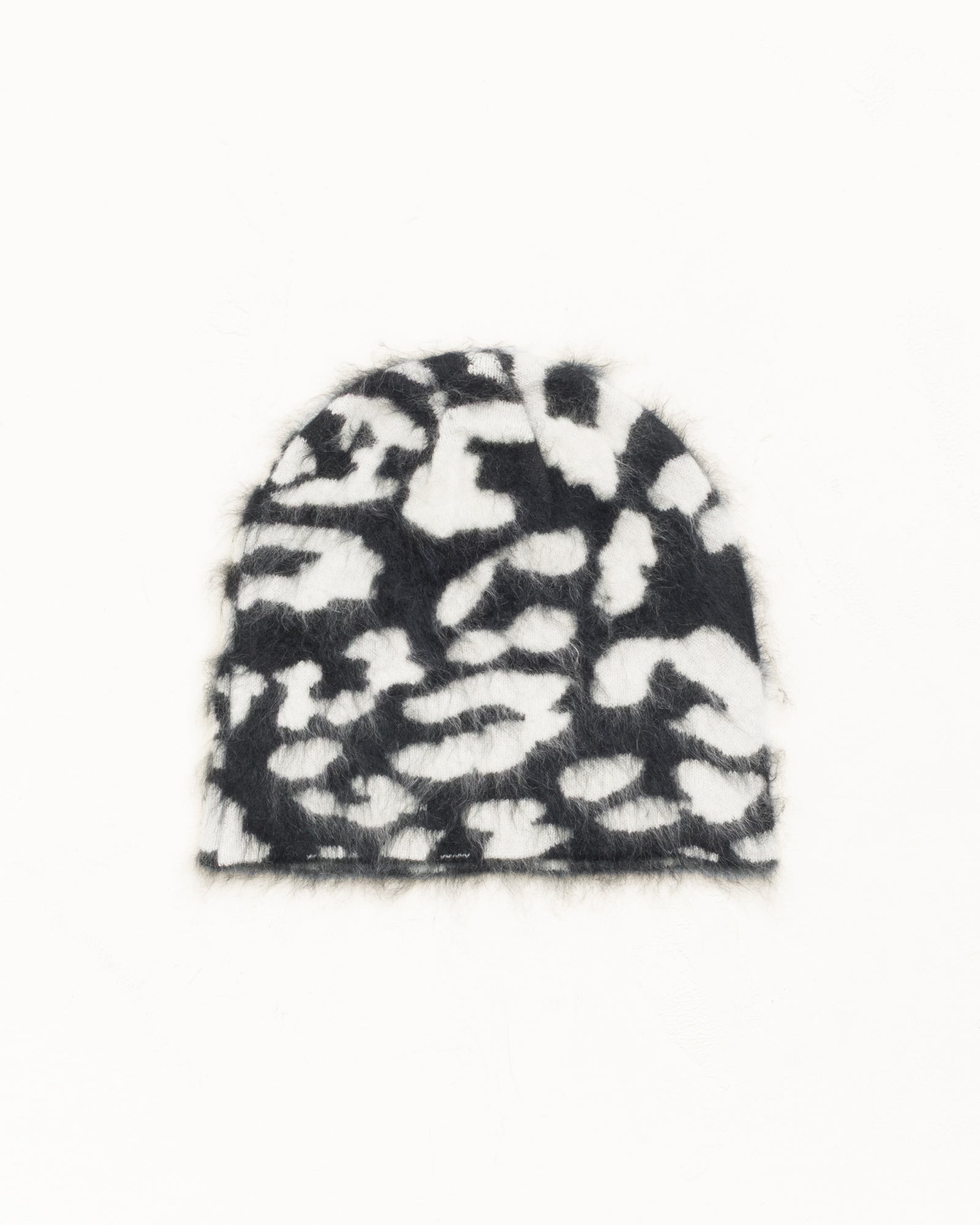 CASHMERE LEOPARD SKULLCAP