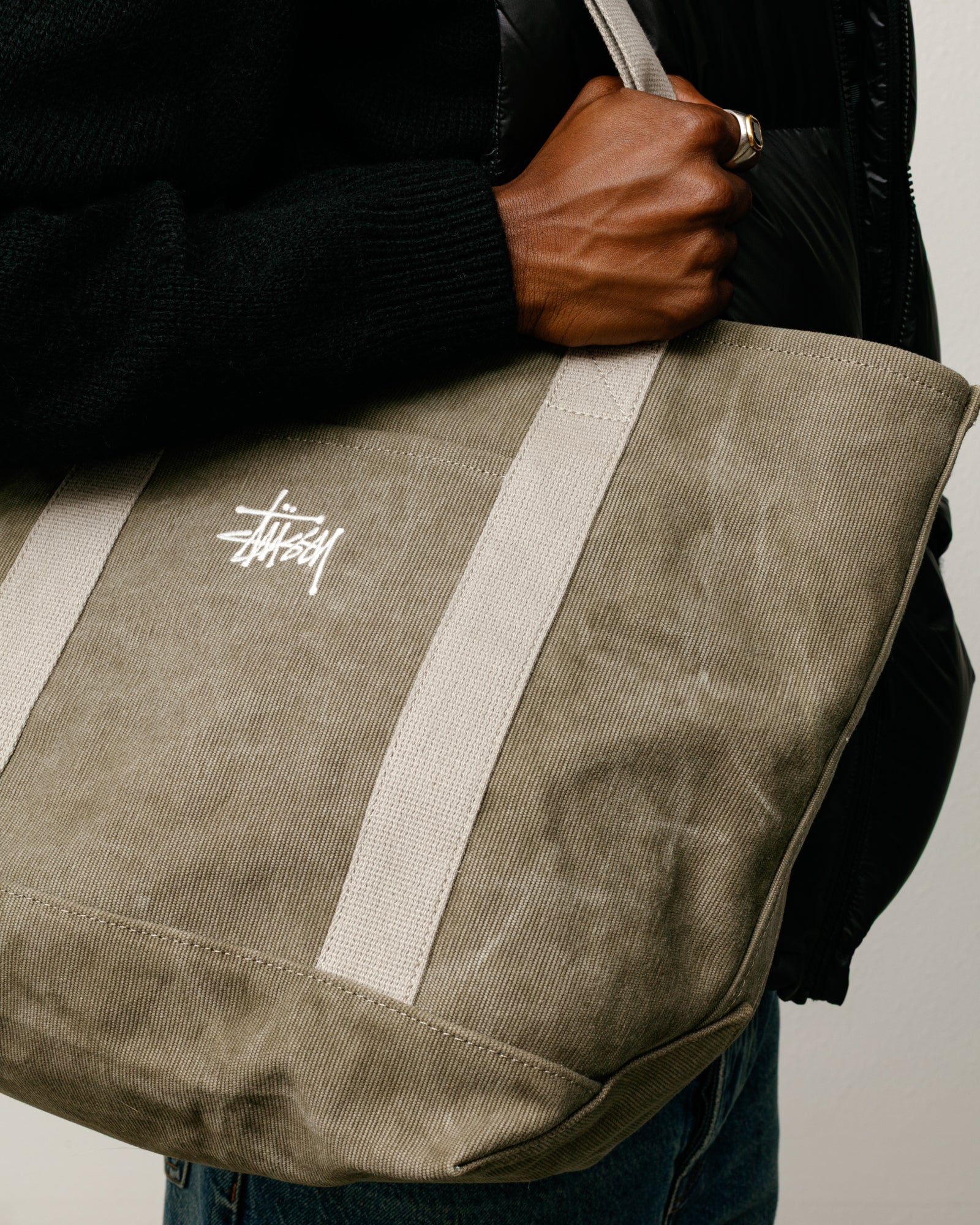 WAXED CANVAS MARKET TOTE