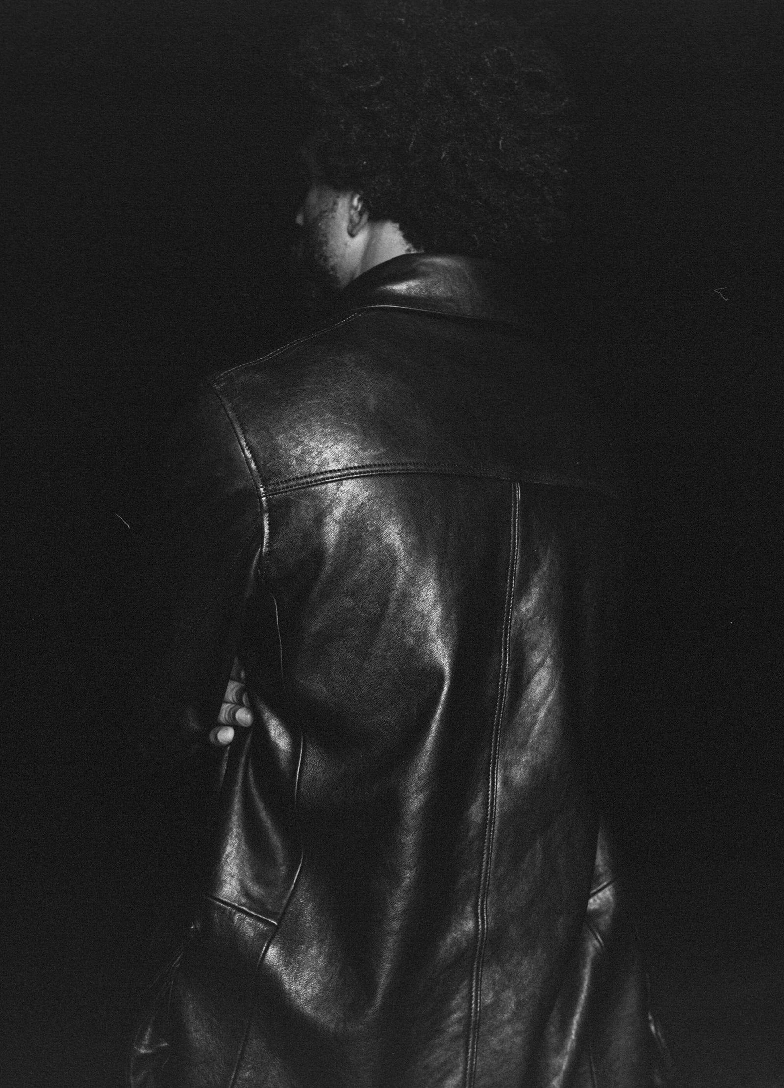 OUR LEGACY LEATHER FIREMAN JACKET